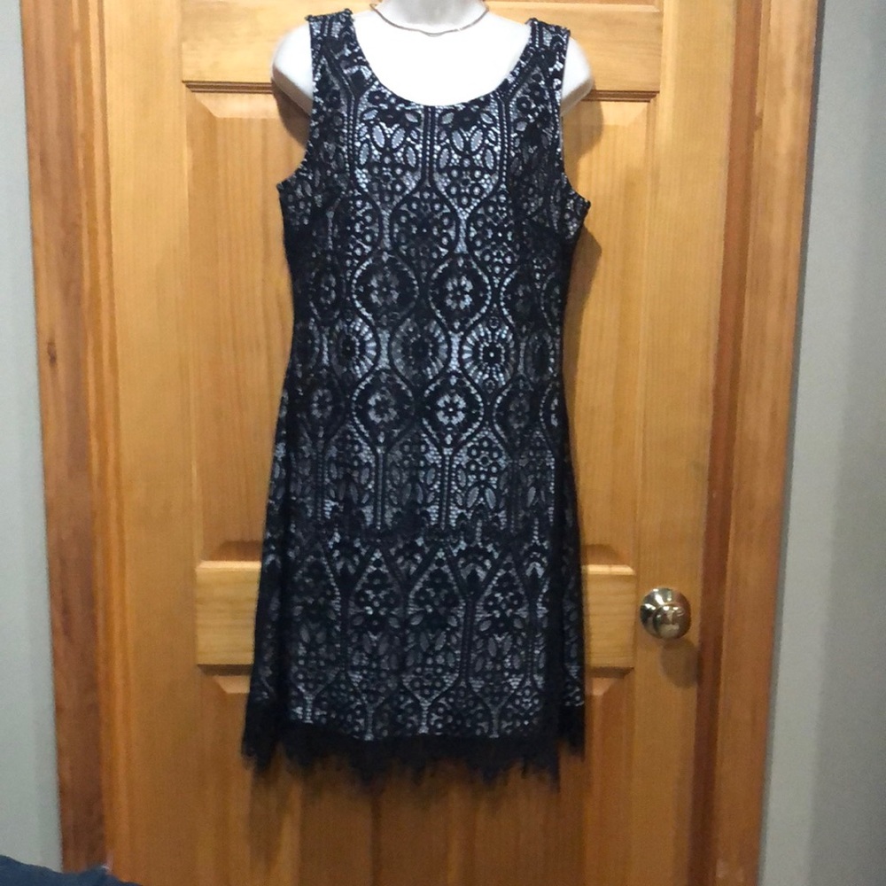 Elegant Black Lace Dress